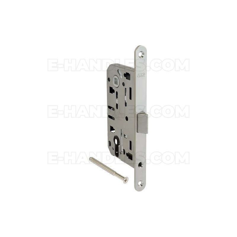 Zamek AGB Mediana EVOLUTION drzwiowy na wkładkę 85/50 chrom mat F18 B011035034, symbol B011035034